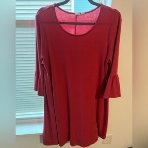 GAP Vibrant Pink Knit Dress